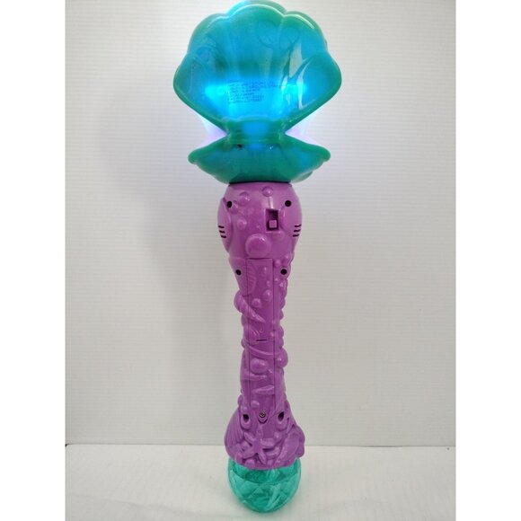 Vintage Disney Little Mermaid Bubble Blower Wand  Light Up Musical Ariel 1988 - Picture 6 of 9